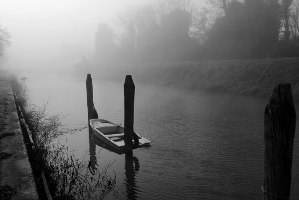 Canal in winter huawei p9